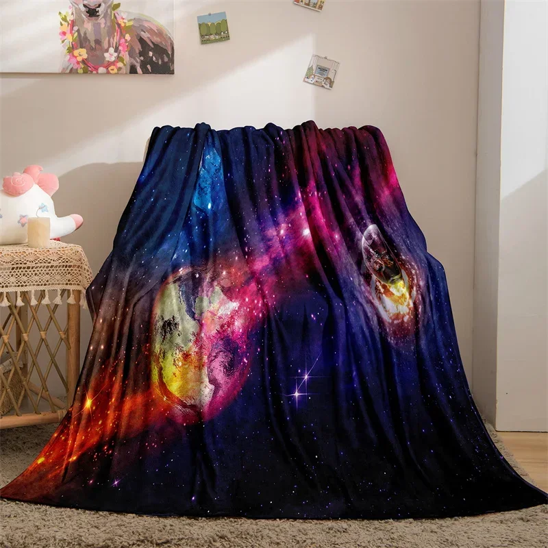

3d printed blanket with Galaxy Design for Boys and Girls for children birthday gift for livingroom bedroom bed sofa cover