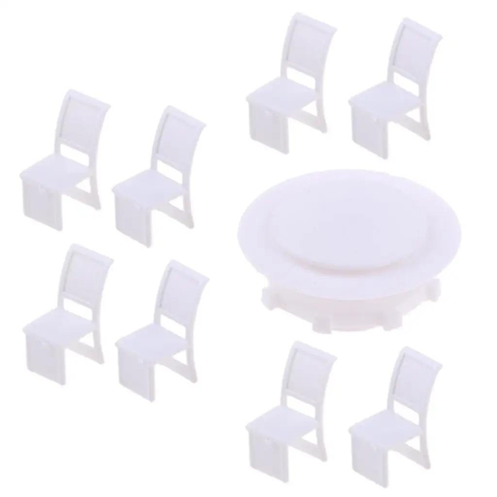 Miniature Kitchen Dining Table Chairs Model 1: 100 Accessory