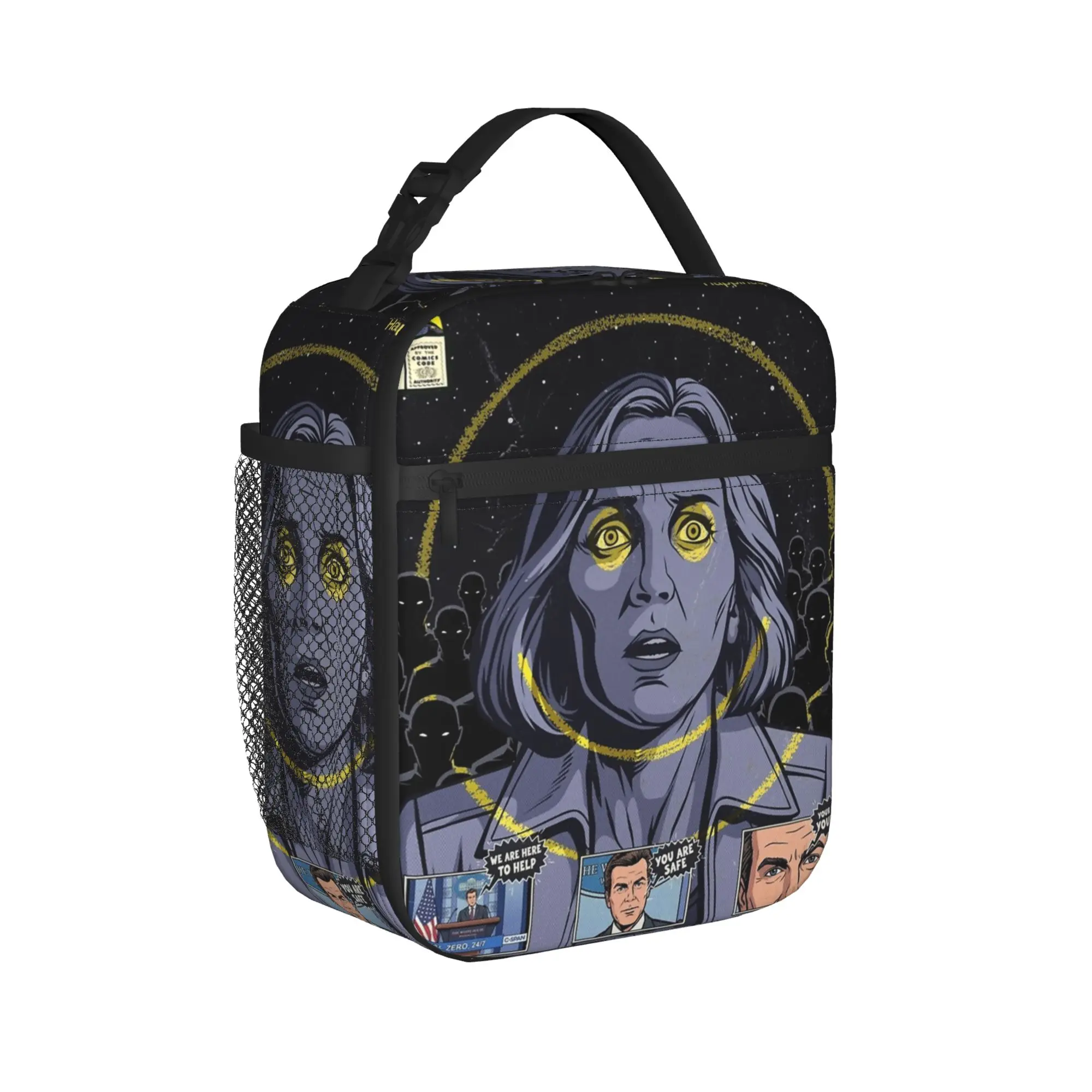 Pluribus Poster Thermal Insulated Lunch Bags for School  Portable Food Container Bags Thermal Cooler Lunch Boxes