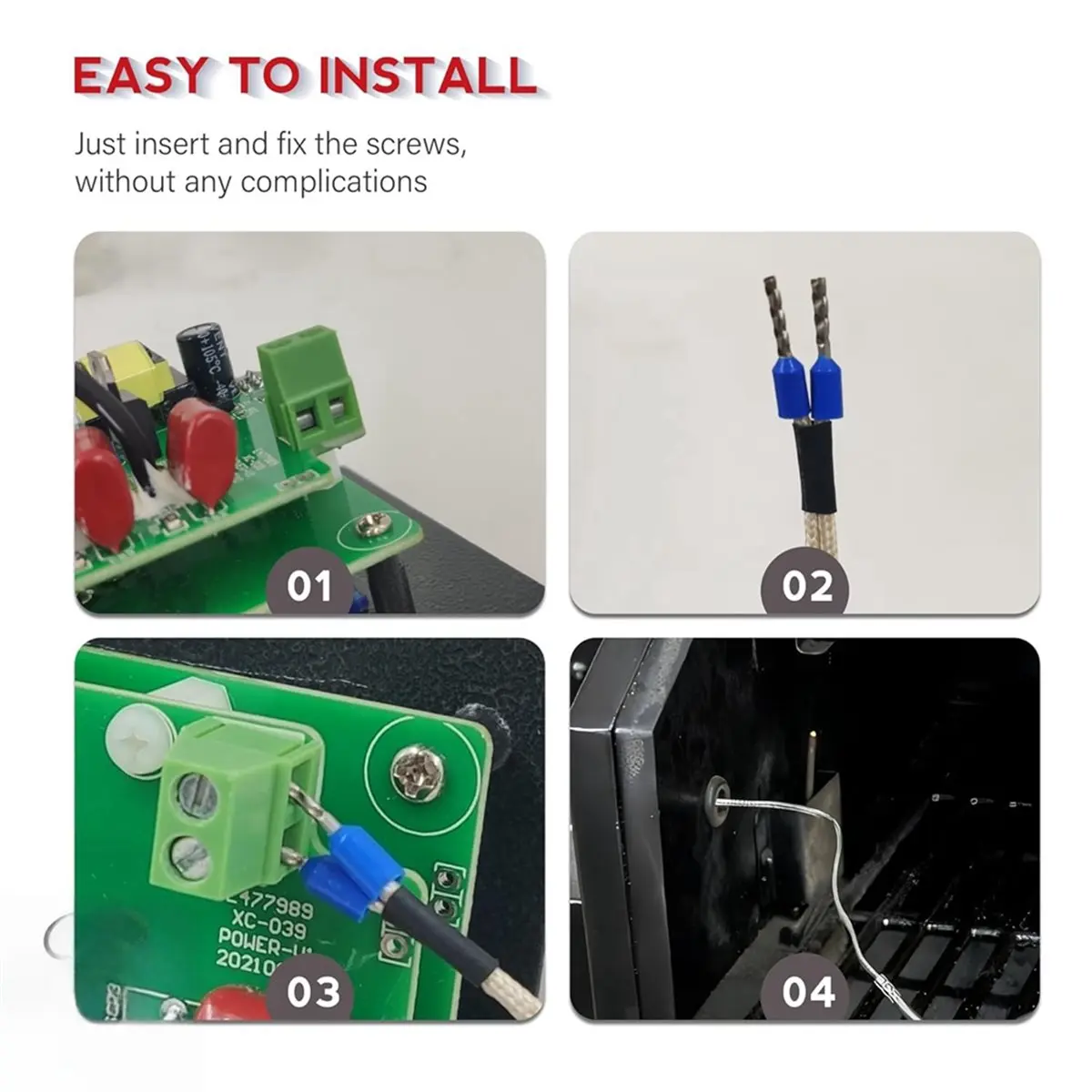 PROMOTION~ Temperature Probe Sensor,Replacement for Traeger Grill Probe,Internal Ambient Probe for Traeger Z-Grill Pellet Grills