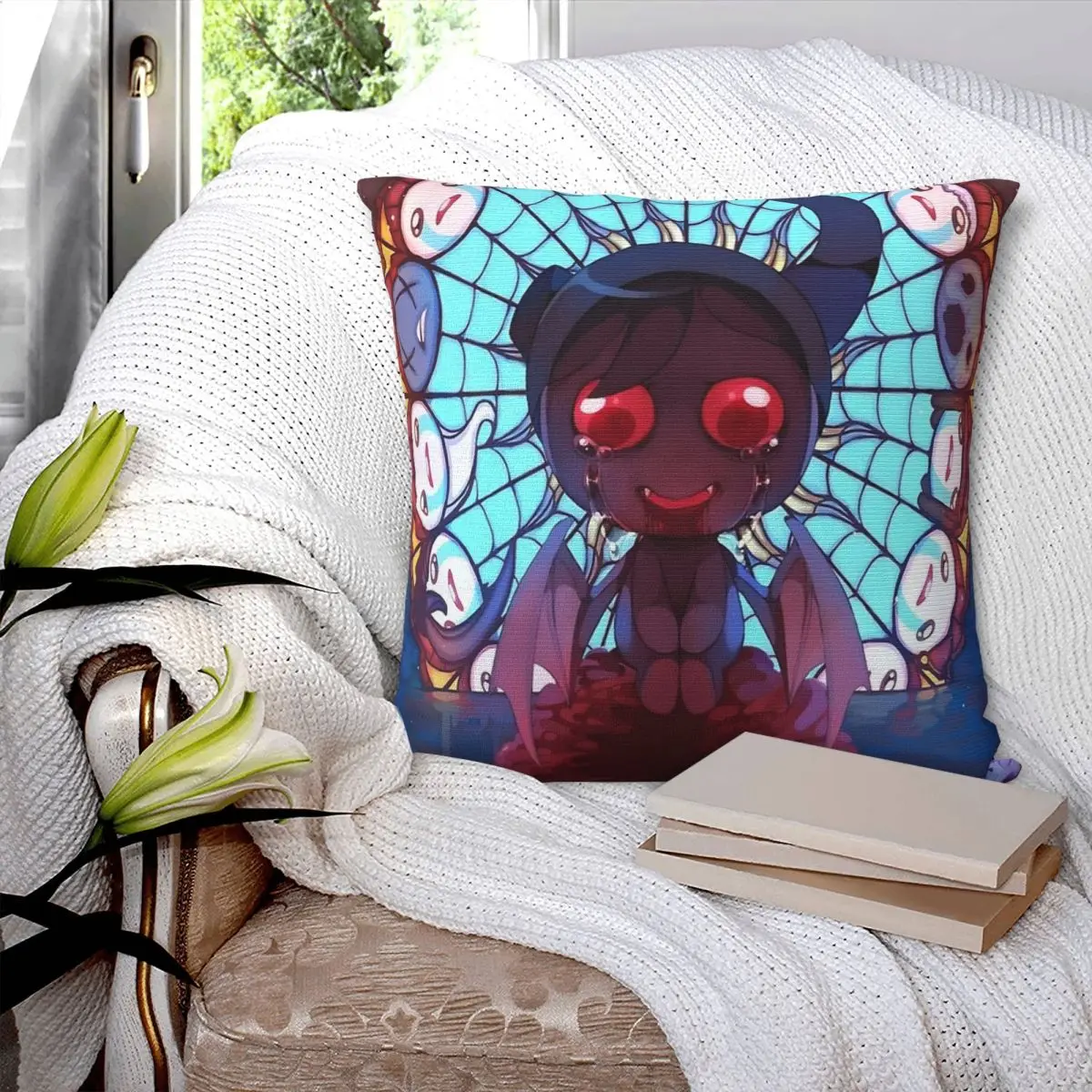 Game The Binding Of Isaac Pillowcase Printing Fabric Cushion Cover Decorations Throw Pillow Case Cover Home Zipper 40*40cm