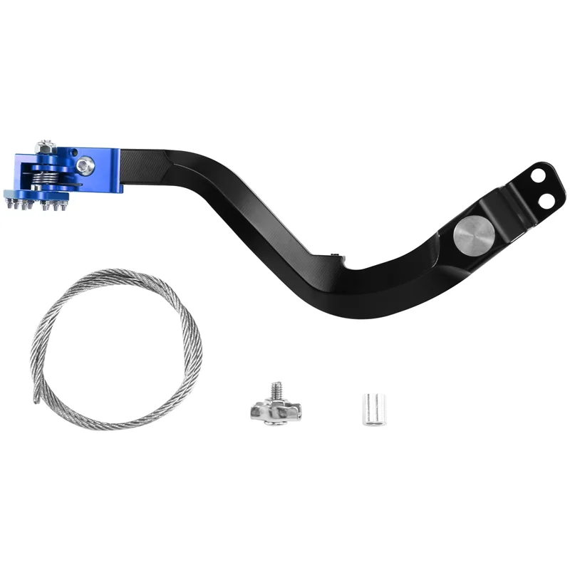 

Length Forged CNC Rear Brake Lever Adjustable Size Pedal For Honda CRF250L/LS/Rally 2021-2024 Black With Blue