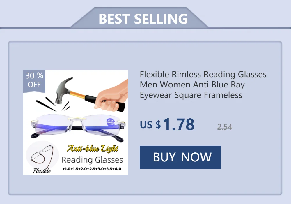 Folding Reading Glasses with Leather Box Unisex Collapsible Metal Lenses Bifocal 4 In 1 Eyewear Anti-blue Light Diopter Glasses