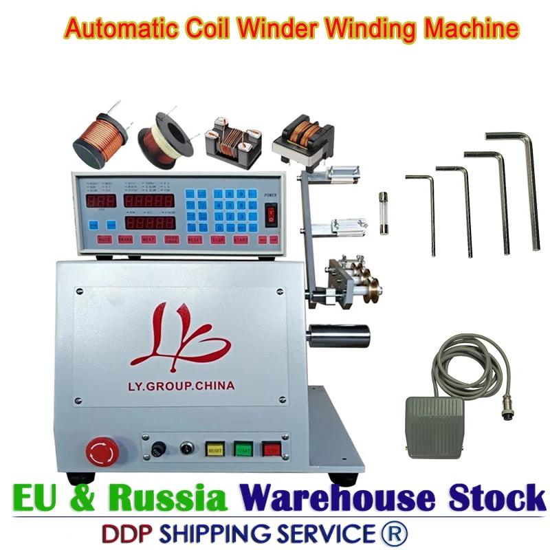 

LY 820 High Quality New Computer C Automatic Coil Winder Winding Machine for 0.2-3.0mm Wire 220V/110V 750W