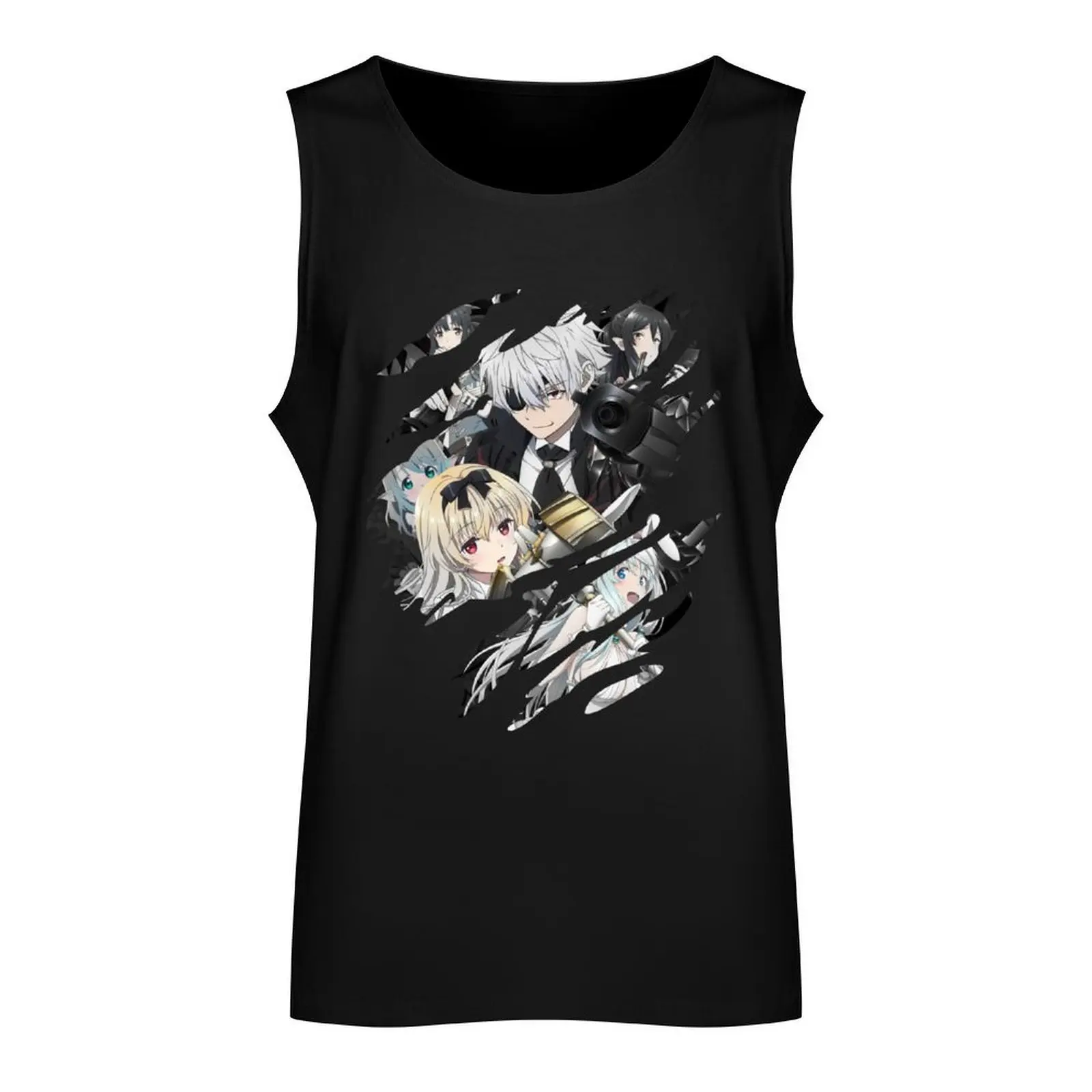 Arifureta Cool Design Tank Top plain t-shirt anime gym shirt man