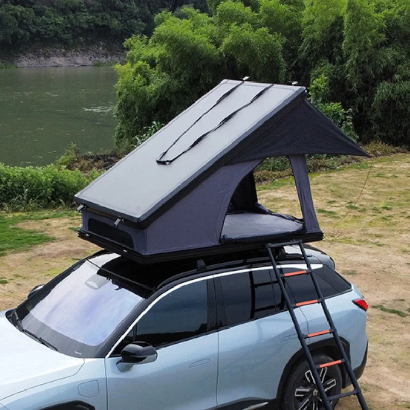 Factory Direct Hardtop Car Tent Customized OEM Camping Car Roof Aluminum Hard Shell pop up Tentl for 4X4 SUV Vehicle Wholesale