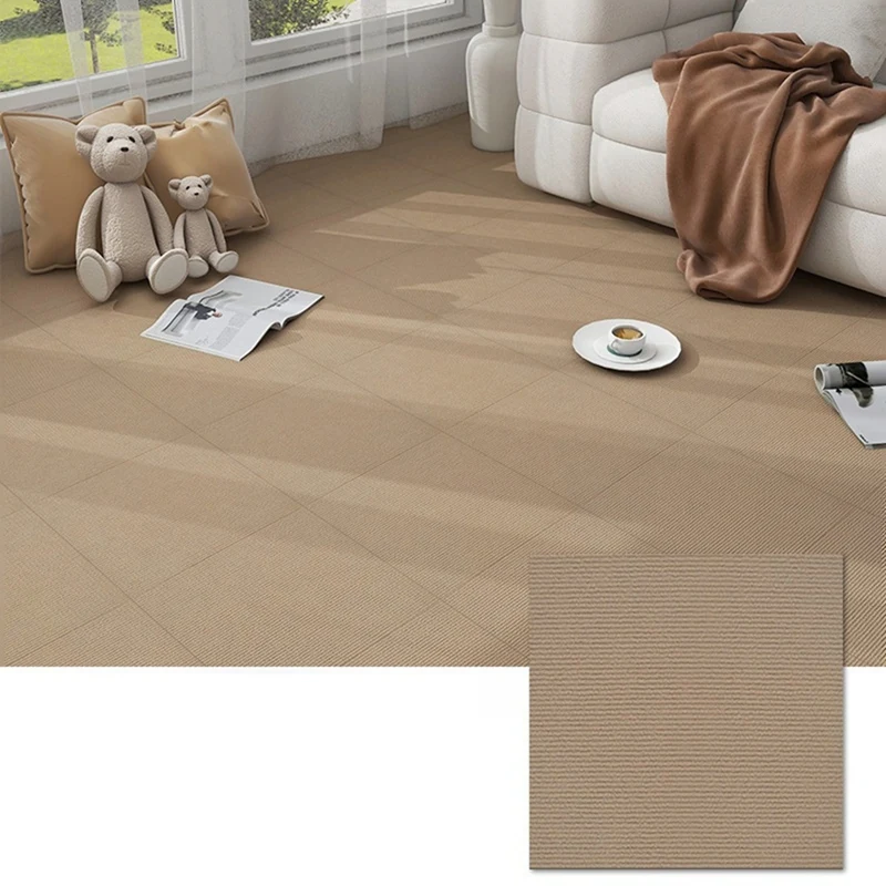 الترويج! بلاط سجاد ذاتي اللصق 30 × 30 سم - سجاد أرضية سهل التركيب للمنزل والمكتب والممر والدراسة وغرفة النوم والديكور بنفسك