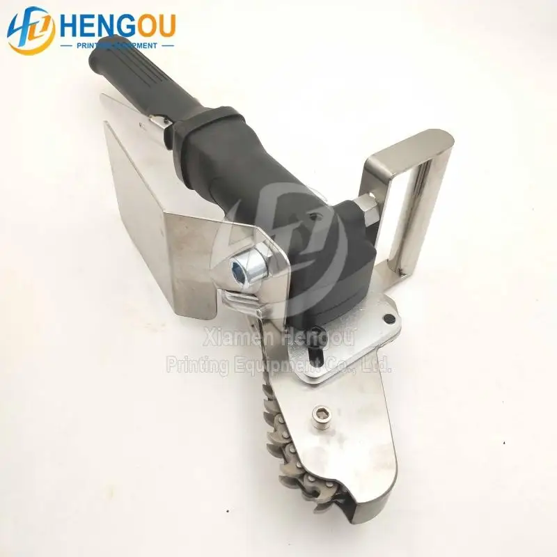 Printing parts waste removal machine for paper