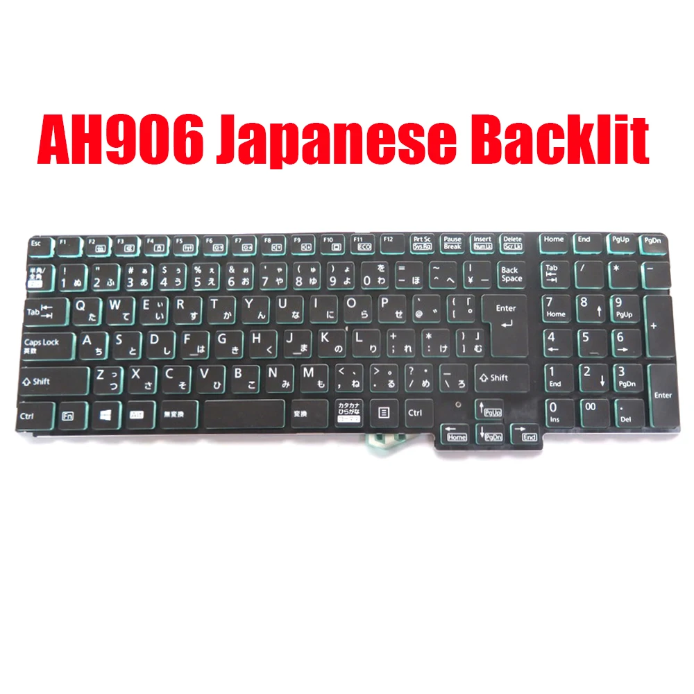 

JP Keyboard For Fujitsu For LifeBook AH90/X FMVA90X FMVA90XG AH906 NC05004-B351 CP698964-01 117148 17-01A Japanese Backlit New