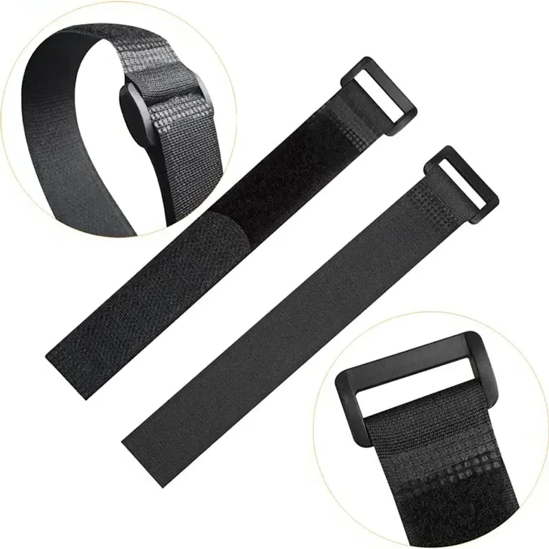 10pcs nylon Cable Ties Reusable Hook and Loop Strap for Organizing Wires and Cords - Secure and Convenient Fastening Solution view 3