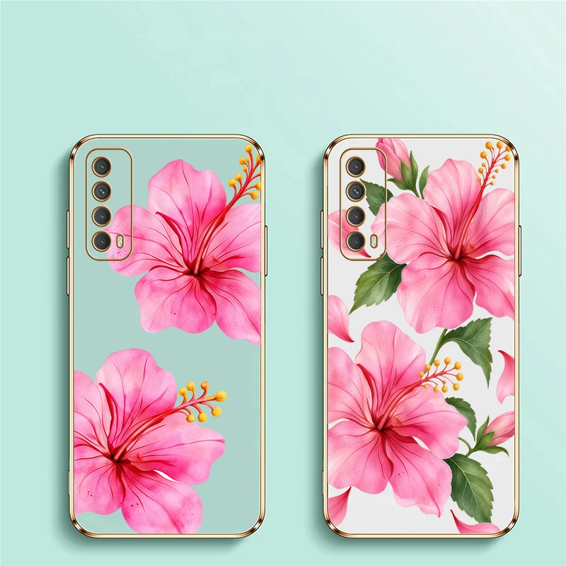 Fashion Popular Flowers Phone Case For Huawei Y9 2019 Y9S Y7 Prime Y7A Y6 Pro Mate 20 Pro Drop Resistant Silicon Soft Cases Etui