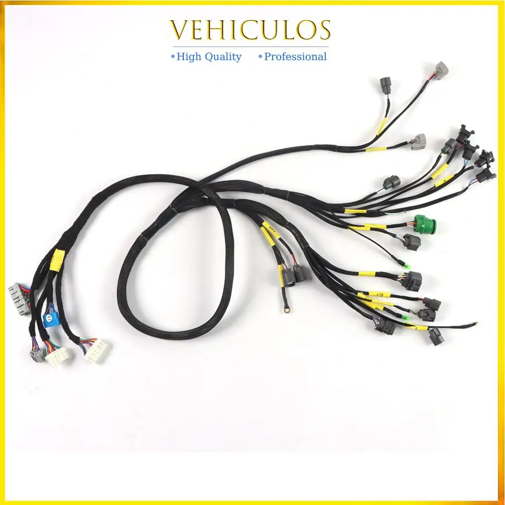 

1PC OBD1 Budget D/B-series Tucked Engine Harness PQY-FIC30 CNCH-OBD1-1 For Honda Civic Integra B16 B18 D16 Car Accessories Parts