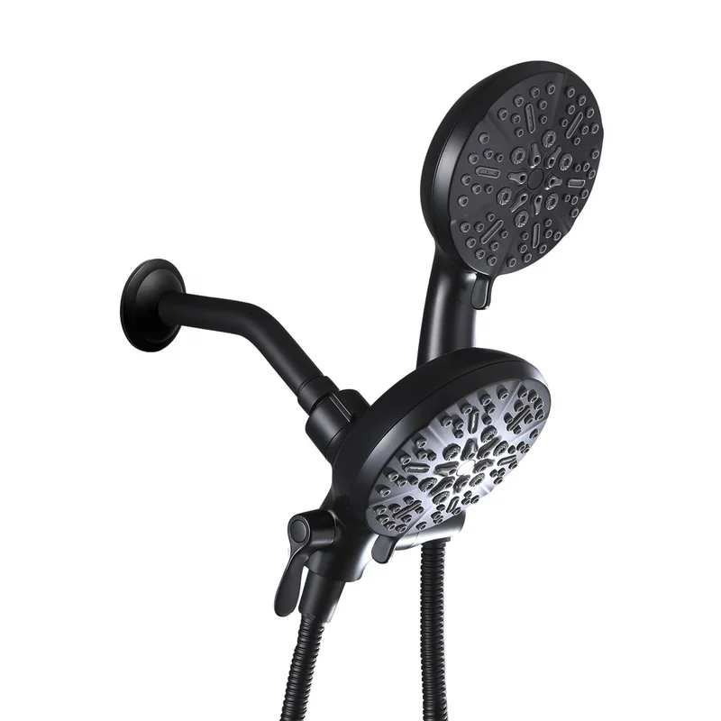 

Luxury 3-Way Rain Shower with Handheld, Hose & Arm, High Pressure Spray
