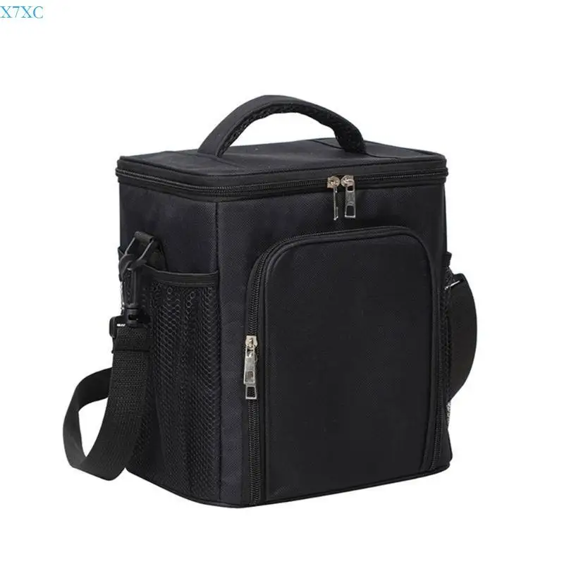 X7XC Stylish Insulated Lunch Bag with Shoulder Strap Handbag Keep Your Temperature Controlled