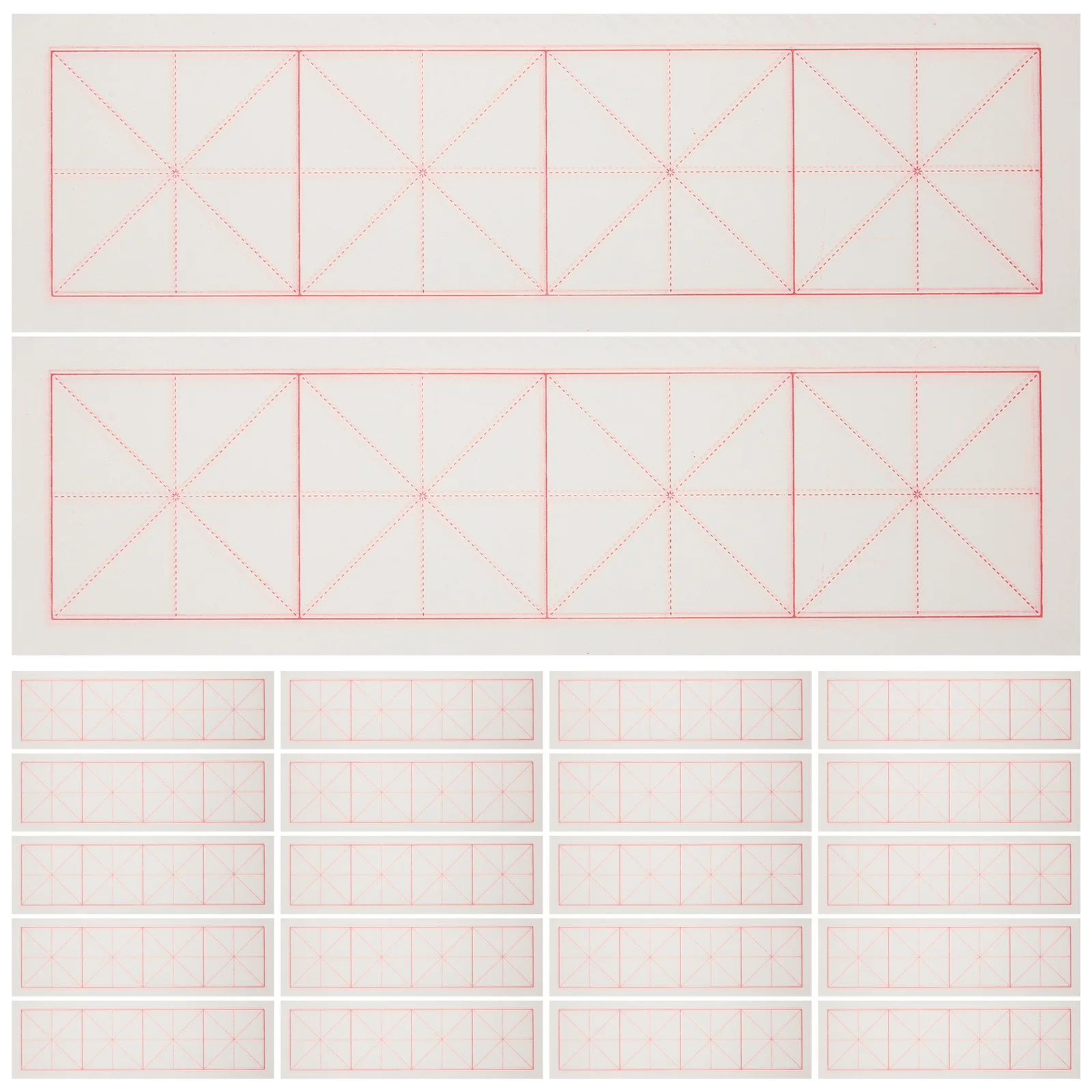 

200 Sheets Zhi Xuan Paper Chinese Calligraphy Practice Paper with Ink Control Smooth Writing Surface for Beginners and