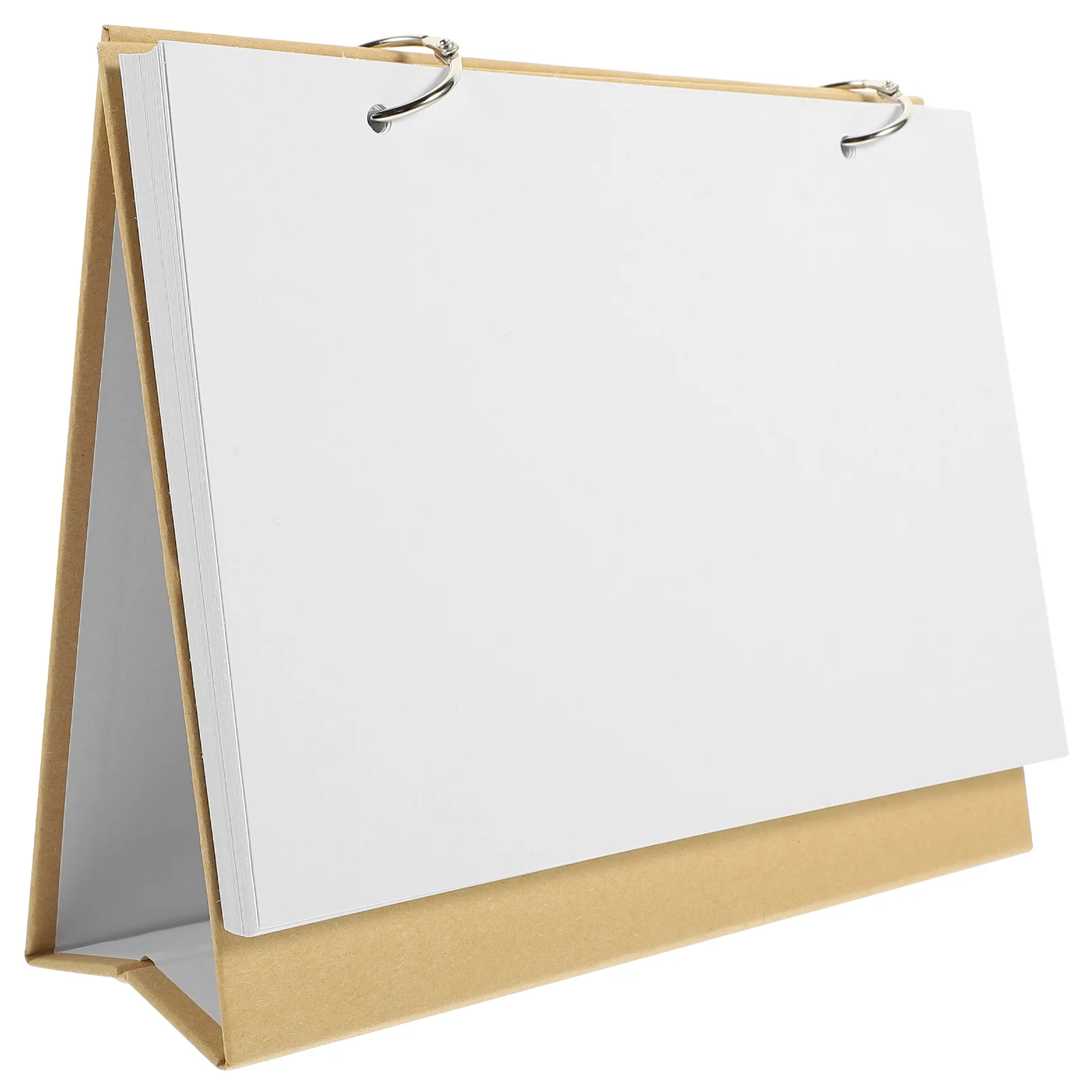 

Handmade Style Blank Calendar Strong Build Easy to Carry DIY Desktop Calendar for Office School Home Organization Decorative Use