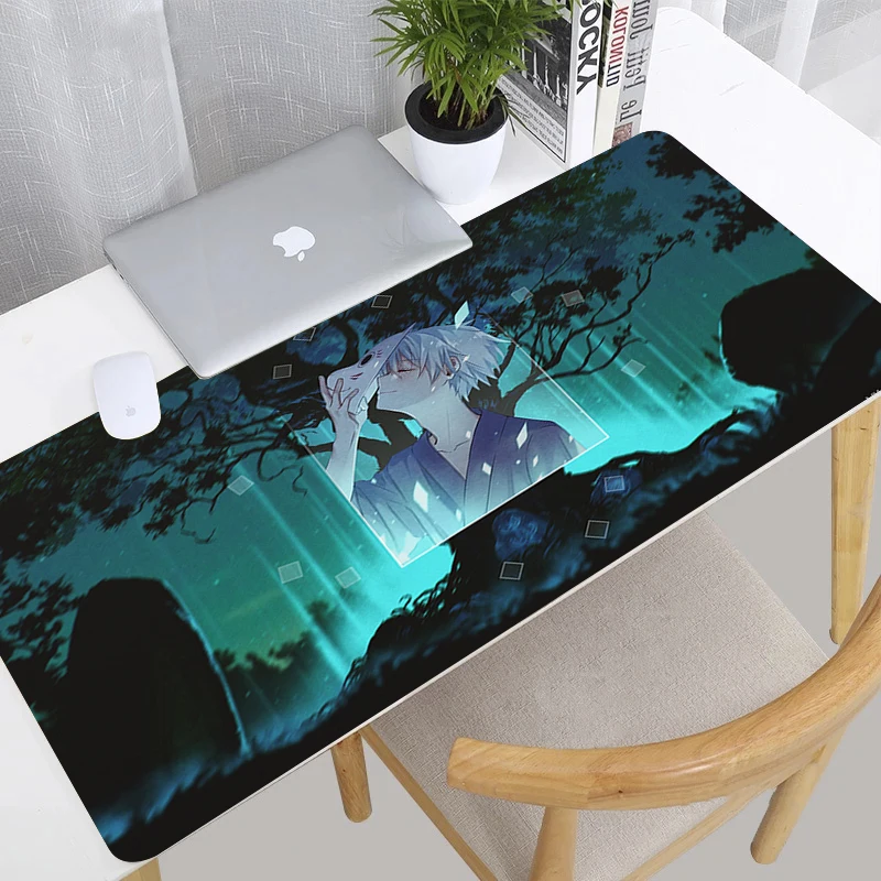 

Anime Gintama Large Mouse Pads Sakata Gintoki Kagura Toushirou Mousepad Computer Laptop Gamer Pad PC Gaming Accessories Desk Mat