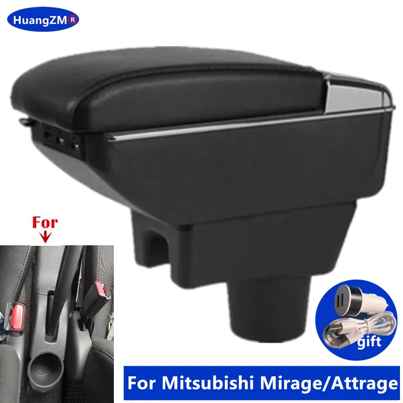 Für Mitsubishi Attrage Mirage Armlehne Für Mitsubishi Mirage Space Star Auto armlehne Box Lagerung box Nachrüstung teile auto zubehör