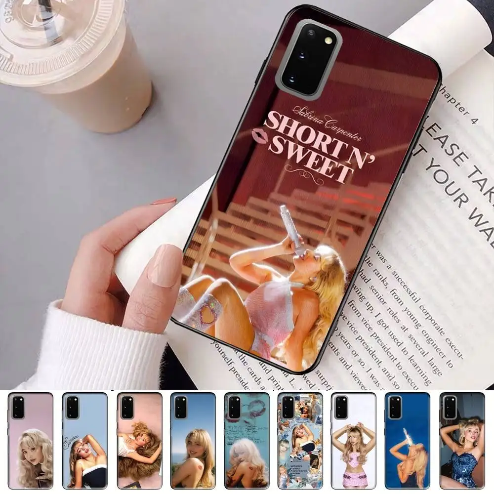 

Singer S-Sabrina C-Carpenter Phone Case For Samsung S 24 Fe 25 Ultra Plus 20 Lite 21 30 22 23 24 22 Ultra 5G Fundas