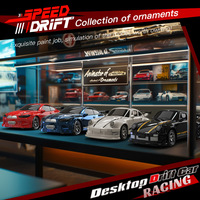 2025 New KF20 1:64 Desktop 4WD Drift Car Full Scale Racing Car Toys Kids Toys 20 Minute Range 2.4HZ Desktop High Speed Car
