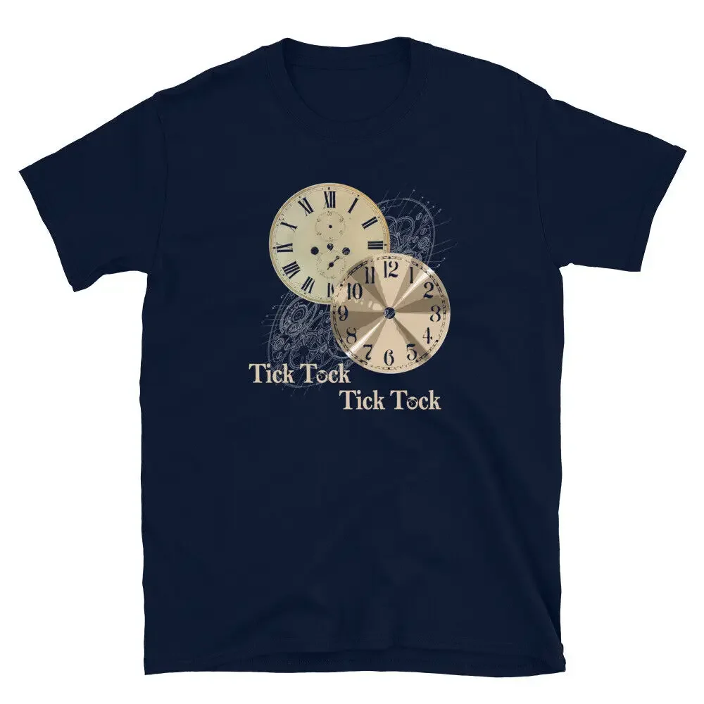 Grandfather Alarm Clock Time Tick Tock Clock T-Shirt