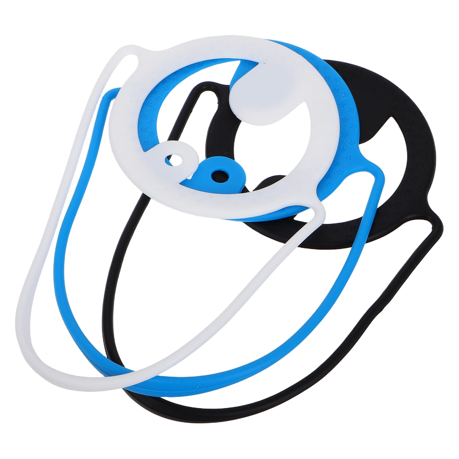 

3pcs Silicone Handheld Cup Sleeve Reusable Beverage Carrier For Coffee Tea Travel Tumbler Lanyard Portable Drink Holder Sling