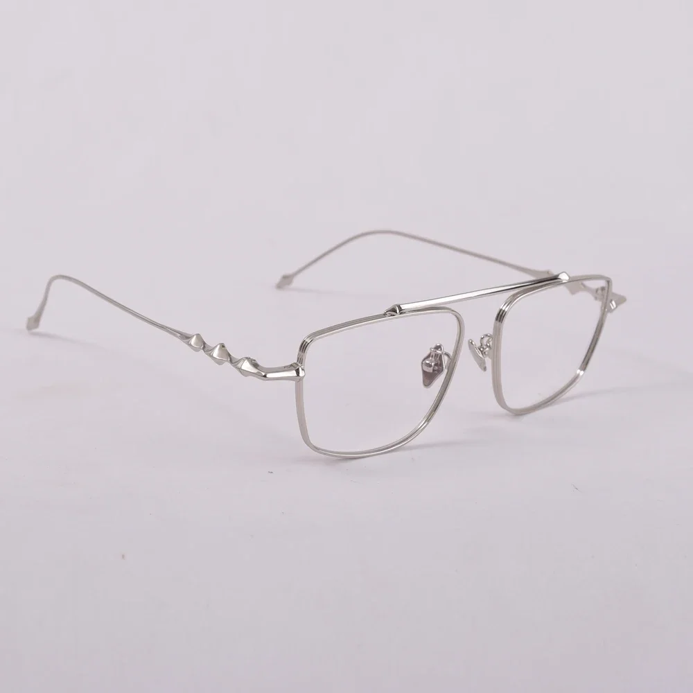 GENTLE Anti blue light Square Women Men Titanium glasses Frame Optical Glasses Martin Prescription Eyeglasses