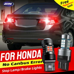 2pcs Car LED Brake Stop Lights Blubs For Honda Accord Civic CR-V FR-V Crosstour Fit Jazz Insight Odyssey Pilot Ridgeline S2000