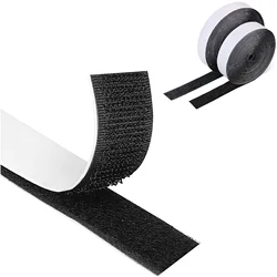 5Meter Extra Strong Self Adhesive Hook and Loop Fastener Tape Nylon Sticker Adhesive Strips Glue Tape DIY Craft Accessories 20mm