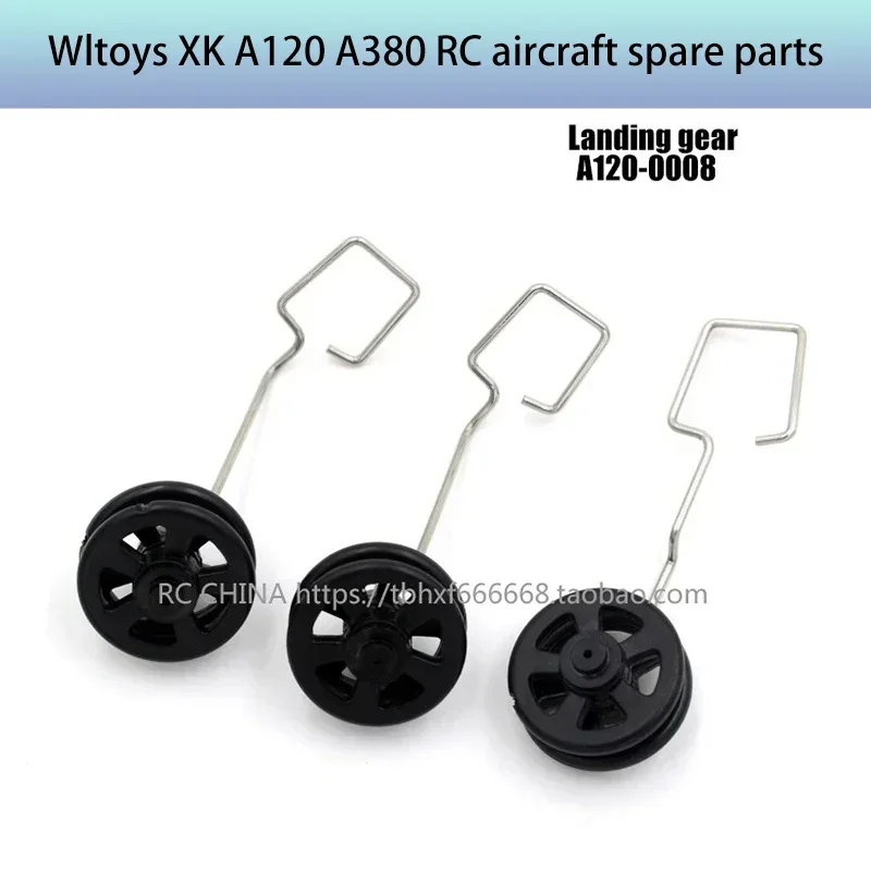 Wltoys-Pièces de rechange pour avion RC, A120, A380, hélice à lame, train d'atterrissage, moteur, récepteur, servomoteur, chargeur de lumière, télécommande