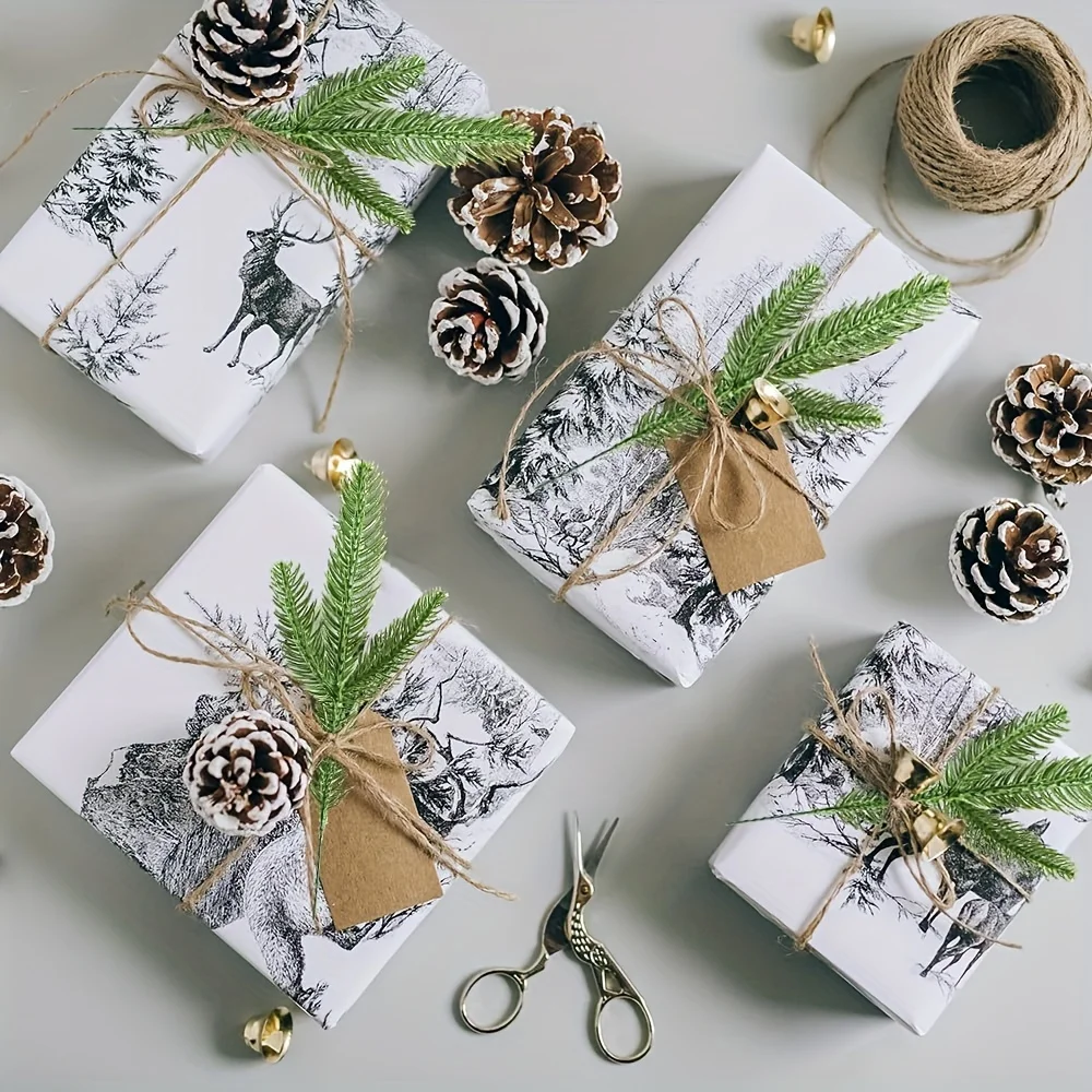 20 Stück künstliche Kiefernbaum aus Kunststoff, grüne Kiefernzweige, DIY-Weihnachtsdekoration, Winter-Tischpflanzen, Weihnachtsbaumdekoration – Detail 10