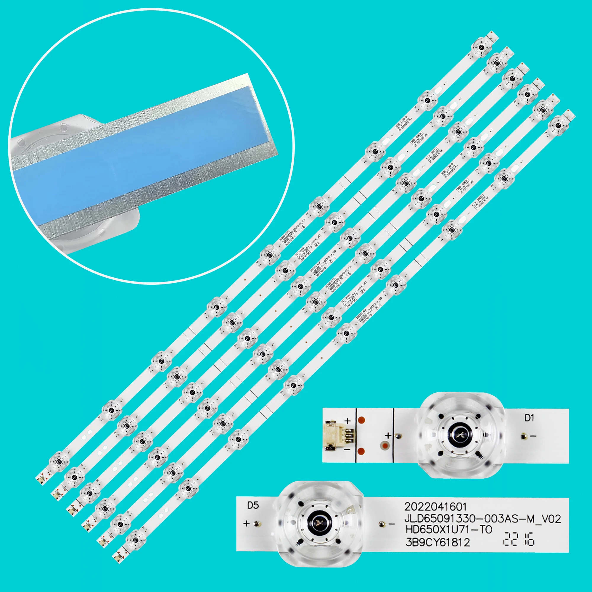 LED BackLight Strip For 65AE7000FT 65A7300FT 65A7300 65R6E4 65R6000GM 65AE7000FTUK 65A7100F HD650X1U81-T0L1