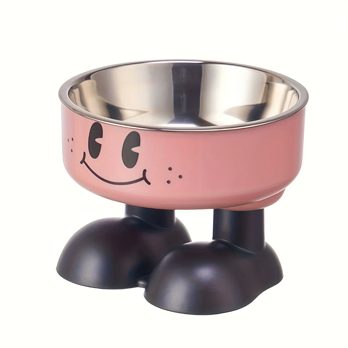 Elevated Dog Cat Bowl Stainless Steel Food Water Bowls Raised No Spill Pet Feeder Bowl For Puppy Small Medium Large Dogs Cats_voghion.com