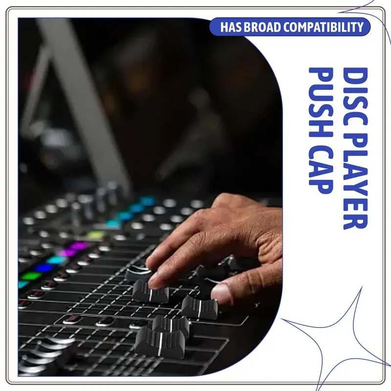 Reliable-100Pcs Fader Knob Caps Foraudio Equipment, DJ Equipment, Andmixing Consoles Slider Caps,100Pcs Fader Knob Caps Foraudio