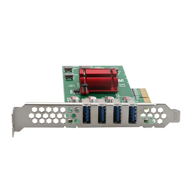 (A32M) 4-Port USB 3.0 Visual Capture Card 20G Standalone 4-Channel Expansion Card 4X5G Adapter Card