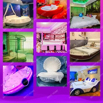 Electric Bed Bed & Breakfast Furniture Hotel Boutique Luxury Romantic Love Theme Butterfly round Water Bed