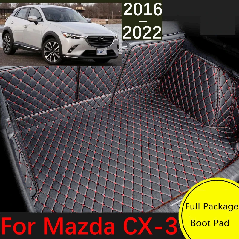 

Car Trunk Mat For Mazda CX-3 2016 2017 2018 2019 2020 2021 2022 Waterproof Cargo Liner Carpet Interior Parts Accessories Cover