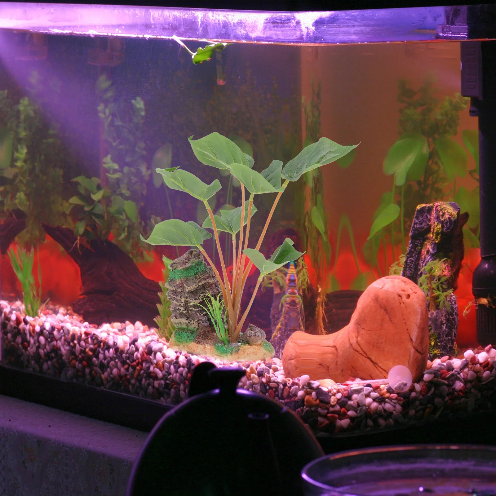 

Simulation Aquatic Plant Small Size Resin Fish Tank Ornament Realistic Artificial Aquarium Decoration Fish Tank Plant