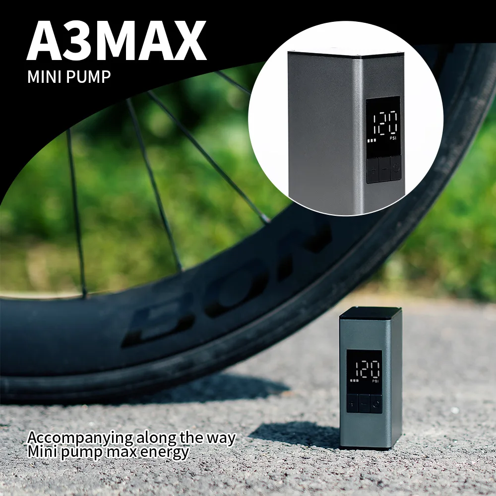 Source road bike cycling equipment pump inflatable pump small air pump inflatable treasure portable intelligent mountain bike