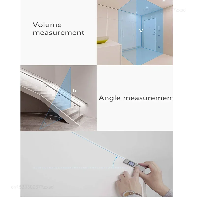 Imagem -04 - Xiaomi Atuman Duka Laser Range Finder Carregador Usb Portátil Volume de Área Ferramenta de Medição Multi-angel 25 40m Ls-p Ls1s