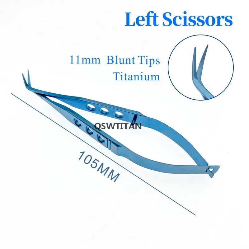 Ophthalmic Scissors Castroviejo Corneal Scissors Left/Right Pet Ophthalmic Surgical Instrument 1PCS view 3
