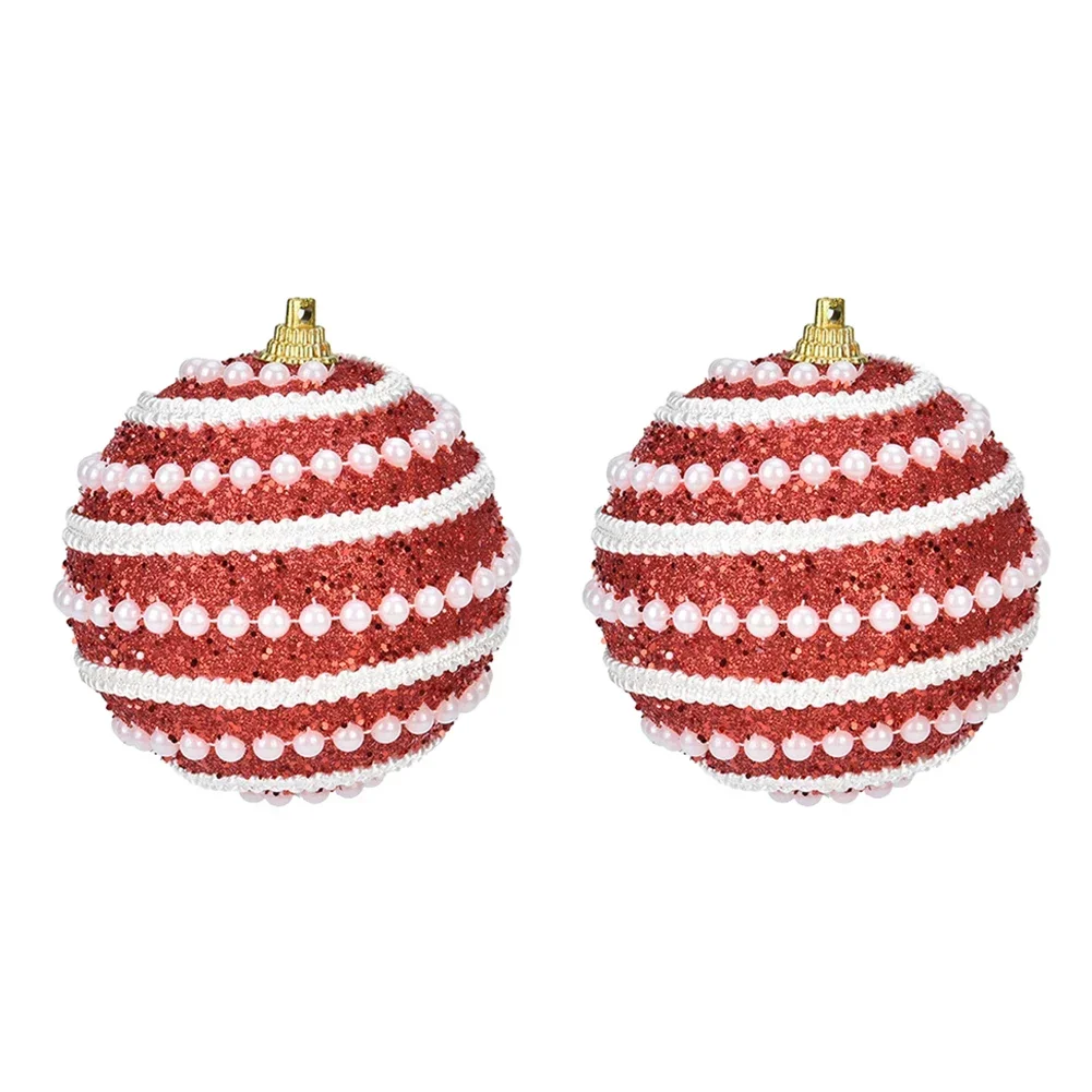 Decorazioni per la casa Palline di Natale Decorazione per albero di Natale Decorazioni da appendere Decorazione di buon Natale Palla da appendere per albero di Natale Schiuma da 8 cm