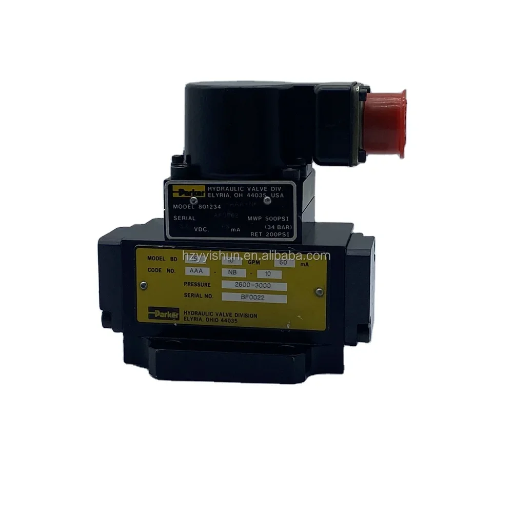 

Hydraulic Directional Control Pressure Relief Parker Solenoid Valve