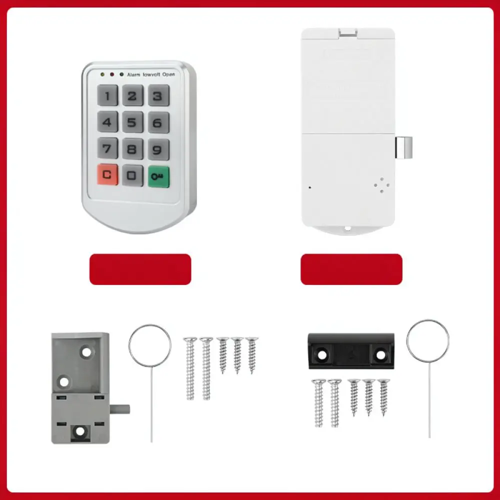Keyless Electronic Password Lock For Storage Locker Cabinet Digital Code Entry Security Office Gym Modern