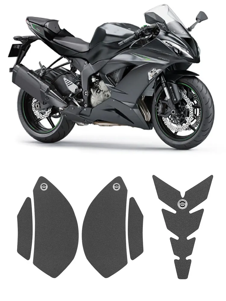 For KAWASAKI ZX6R ZX 6 R 2009-2016 ZX 636 2012 2013-2017 2018 2019 2020 Motorcycle Side Tank Pad Protection Knee Grip Anti-slip