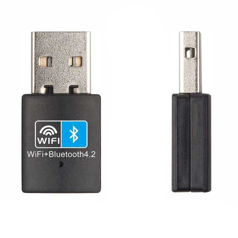 Adaptador USB Wifi Compatible con Bluetooth V4.2, tarjeta de red inalámbrica, transmisor de antena Wifi, reemplazo de receptor de Internet Lan para PC