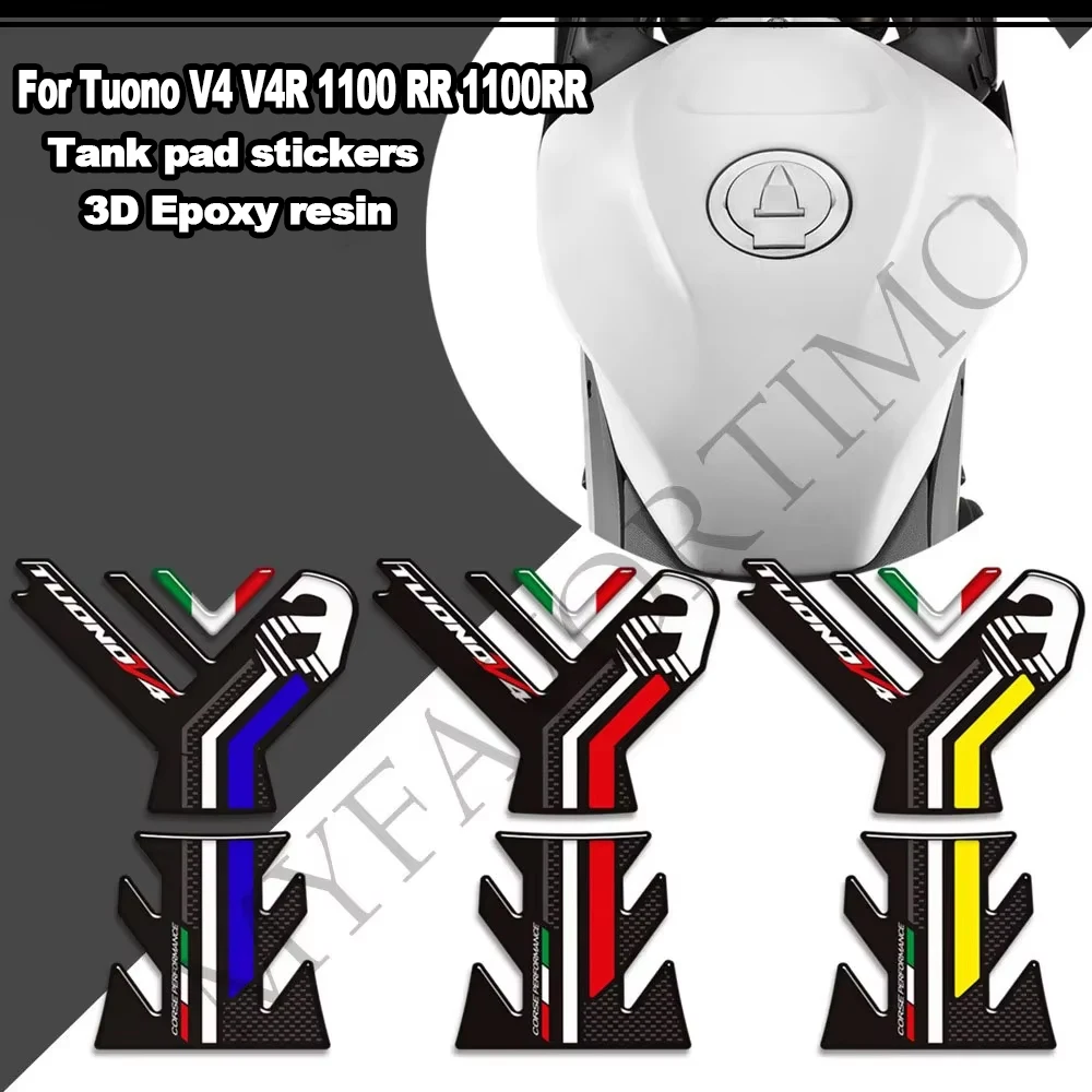

Motorcycle Tank Pad protector stickers decals 3D Gel kit For Aprilia Tuono V4 V4R 1100 RR 1100RR 2009 - 2021 2022