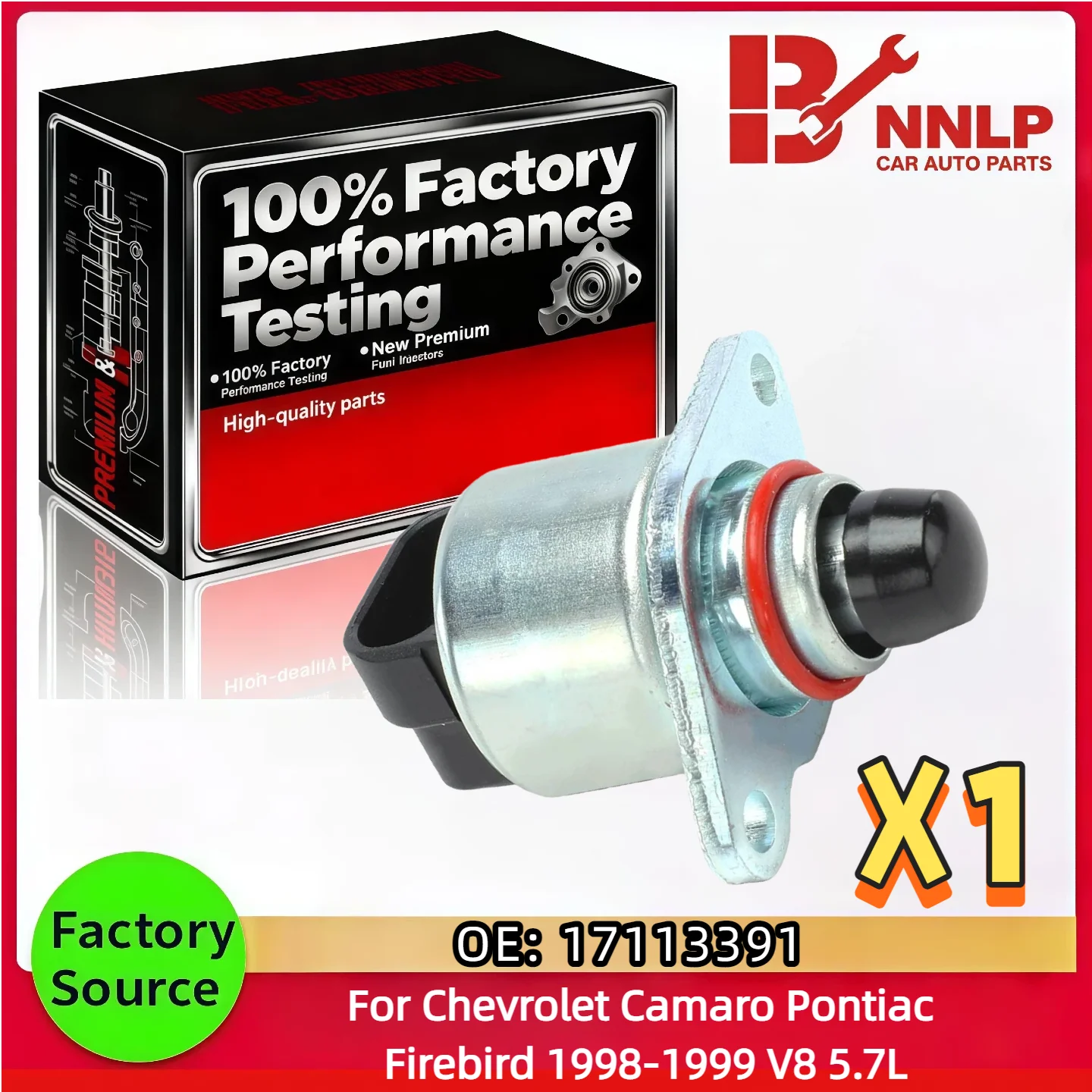 Idle Air Control Valve for Chevrolet Camaro Pontiac Firebird 1998-1999 V8 5.7L 17113391