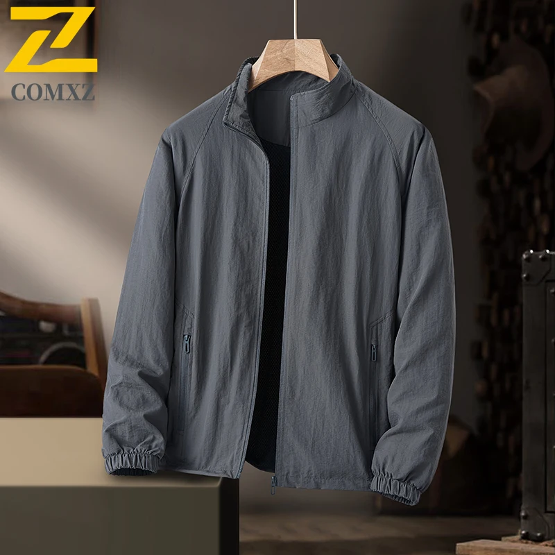 

Men's Lightweight Jacket Outdoor Windbreaker Sports Cycling Coat Running Loose Casual Autumn Breathable Comfortable Travel Coat
