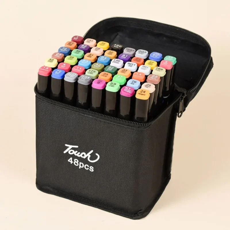 12/24/30/36color marker pen set touch color children's 12/24/30/36 color oil-based dual head watercolor pen